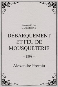 Débarquement et feu de mousqueterie (1898)