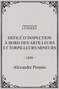 Défilé d’inspection à bord des artilleurs et torpilleurs mineurs (1898)