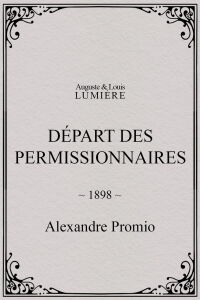 Départ des permissionnaires (1898)