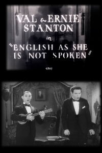 English as She Is Not Spoken (1928)