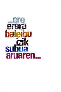 … ere erera baleibu izik subua aruaren… (1970)