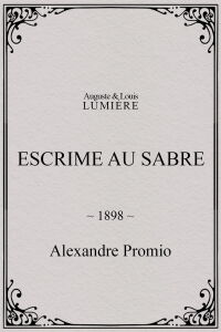 Escrime au sabre (1898)