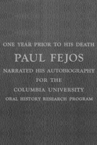 Fejos Memorial (1963)