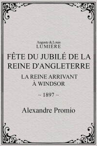 Fête du jubilé de la reine d'Angleterre : la reine arrivant à Windsor (1897)