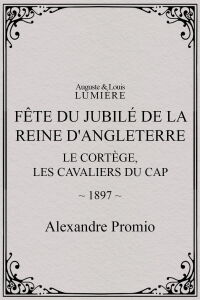 Fête du jubilé de la reine d'Angleterre : le cortège, les cavaliers du Cap (1897)