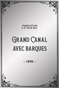 Grand Canal avec barques (1898)
