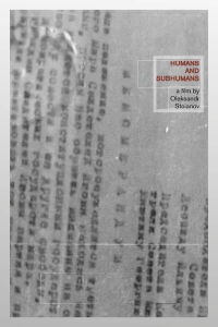 Humans and subhumans (2023)