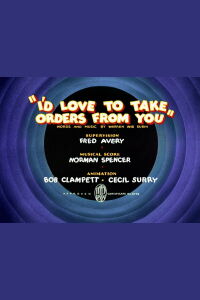 I'd Love to Take Orders from You (1936)