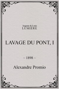 Lavage du pont, I (1898)