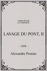 Lavage du pont, II (1898)