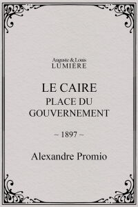 Le Caire, Place du Gouvernement (1897)