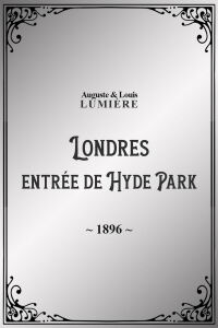 Londres : entrée de Hyde Park (1896)