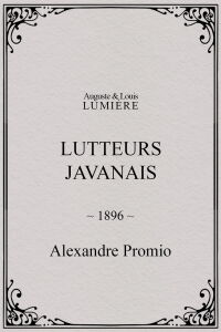 Lutteurs javanais (1896)