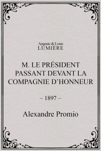 M. le président passant devant la compagnie d’honneur (1897)