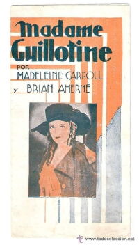 Madame Guillotine (1931)