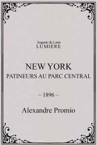 New York, patineurs au Parc central (1896)