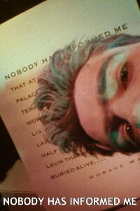 Nobody Had Informed Me (1989)