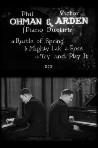 Phil Ohman & Victor Arden (Piano Duetists) (1927)