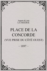 Place de la Concorde (vue prise du côté ouest) (1897)