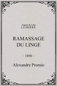 Ramassage du linge (1898)