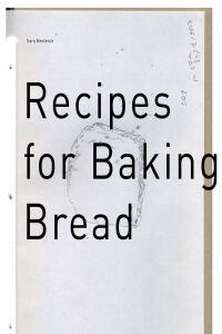 Recipes for Baking Bread (2021)
