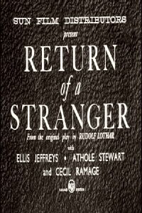 Return of a Stranger (1937)