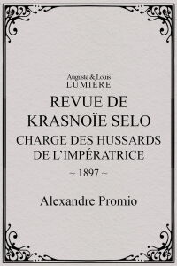 Revue de Krasnoïe Selo : charge des hussards de l’impératrice (1897)