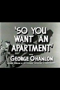 So You Want an Apartment (1948)