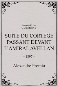 Suite du cortège passant devant l’amiral Avellan (1897)