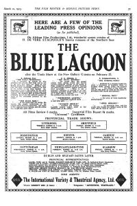 The Blue Lagoon (1923)