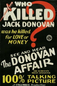 The Donovan Affair (1929)