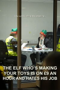 The Elf Who's Making Your Toys is on £9 an Hour and Hates His Job (2023)