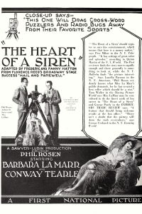 The Heart of a Siren (1925)