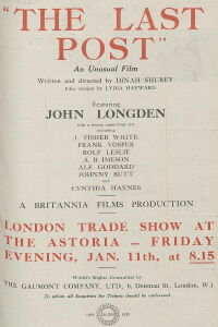 The Last Post (1929)