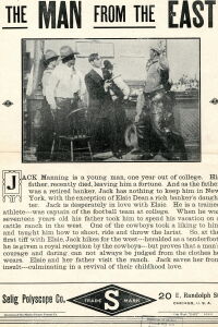 The Man from the East (1911)