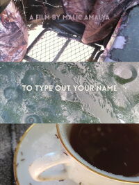 To Type Out Your Name (2014)