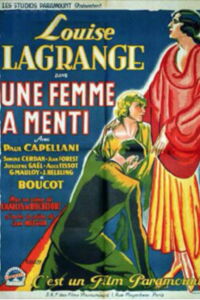 Une femme a menti (1930)