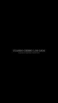 When I Shut My Eyes (2019)
