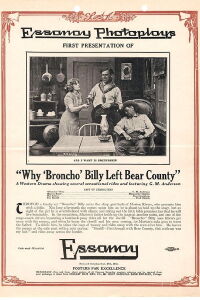 Why Broncho Billy Left Bear County (1913)