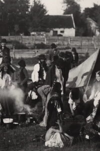 A Camp of Zingaree Gypsies (1897)