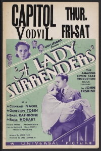 A Lady Surrenders (1930)