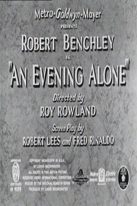 An Evening Alone (1938)