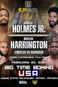 Ardreal Holmes Jr vs. Marlon Harrington (2024)