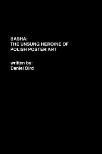 Basha: The Unsung Heroine Of Polish Poster Art (2013)