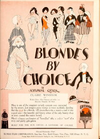 Blondes by Choice (1927)