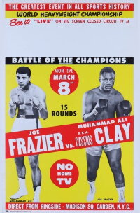 Boxkampf - Cassius Clay gegen Joe Frazier (1971)
