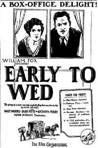 Early to Wed (1926)
