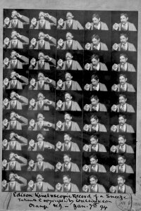 Edison Kinetoscopic Record of a Sneeze (1894)