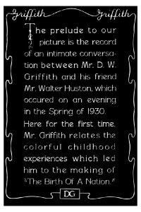 Filmed Prologue to Birth of a Nation (1930)