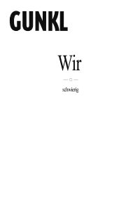Gunkl - Wir-schwierig (2007)
